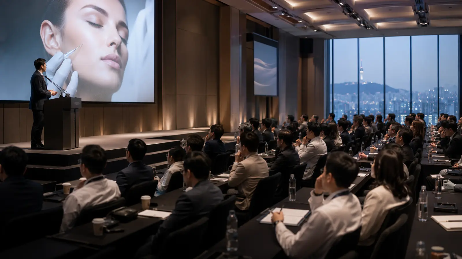 Inside a partner clinic treatment room in Gangnam